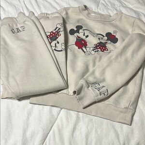 GAP X Mickey and Minnie Sweatshirt Set
